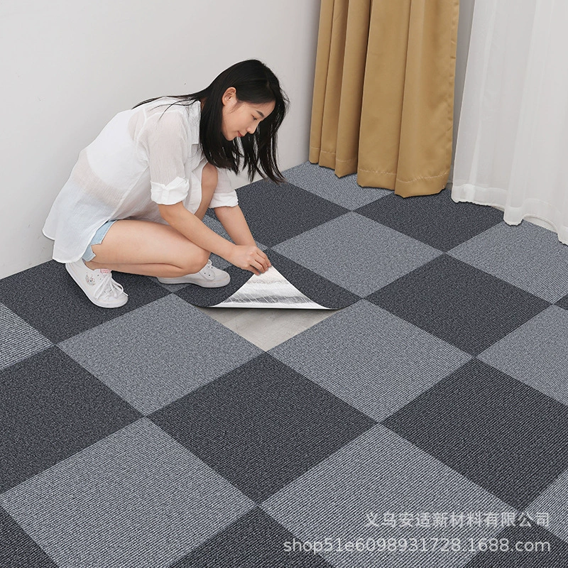 Самоклеящиеся плитки для ковра, 30×30 и 60×60 см, 4 мм толщина, многоцветный офисный/домашний пол