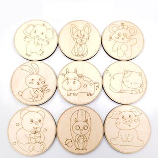 �羳ֱ�N��ͨDIY����ľƬ��ͯ�L����ɫ�T�f���������и�ľ��Aľ