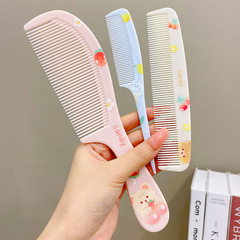 Portable small comb for children and girls, anti-static tip-tail comb for girls and babies, straight hair and bangs comb
