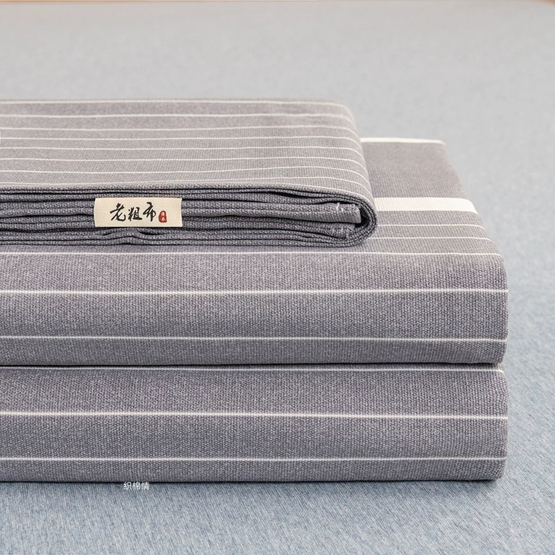 Чистый хлопок утолщенный старый грубый простыни из трех частей