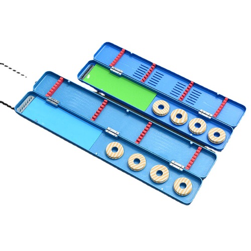 Plastic main line blue three-in-one drift box 450 520 multi-purpose box fishing gear three-in-one multi-purpose box for outdoor fishing