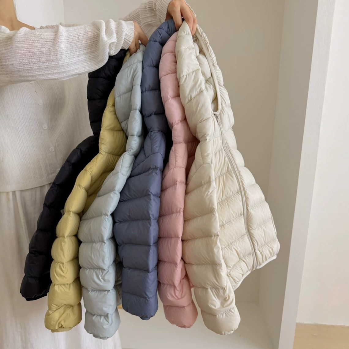 New National Standard 90 White Duck down Children's Lightweight down Jacket for Boys and Girls, Infant Winter Clothing, Baby down Jacket