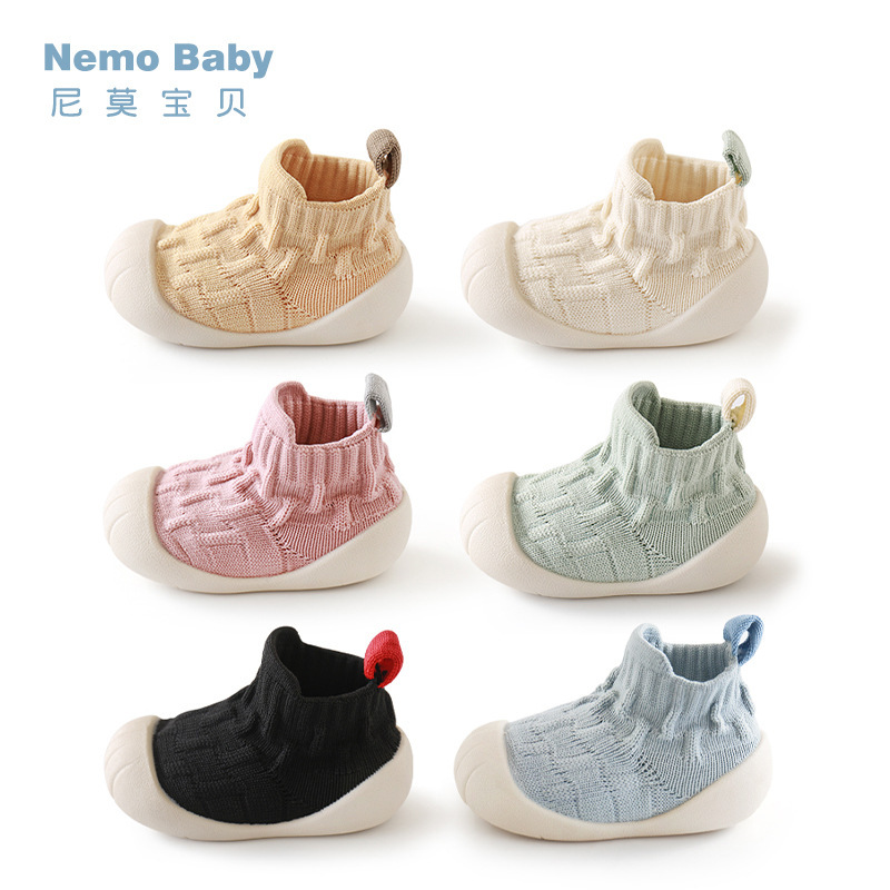 Carefully Selected Baby Floor Socks, Spring & Fall Soft-Soled Cooling Baby Shoes, Pure Color Non-Slip Toddler Shoes for Men, Women and Kidsren