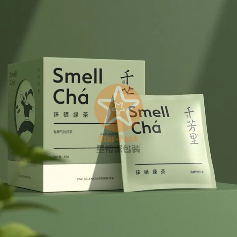 工厂新品上市小批量优惠定购桂花乌龙茶泡袋加厚牛皮纸铝塑复合袋