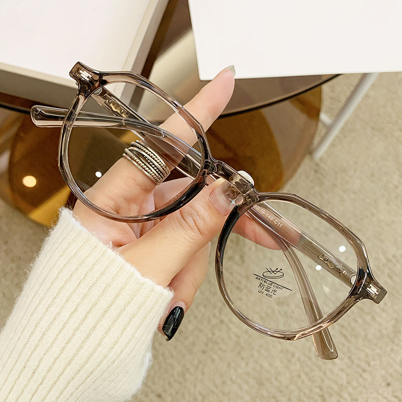 2024 New Internet Red Multilateral TR90 Optical Glasses Frame Black Frame Plain Anti-Blue Light Flat Mirror 1226 2024 New Internet Red Multilateral TR90 Optical Glasses Frame Black Frame Plain Anti-Blue Light Flat Mirror 1226