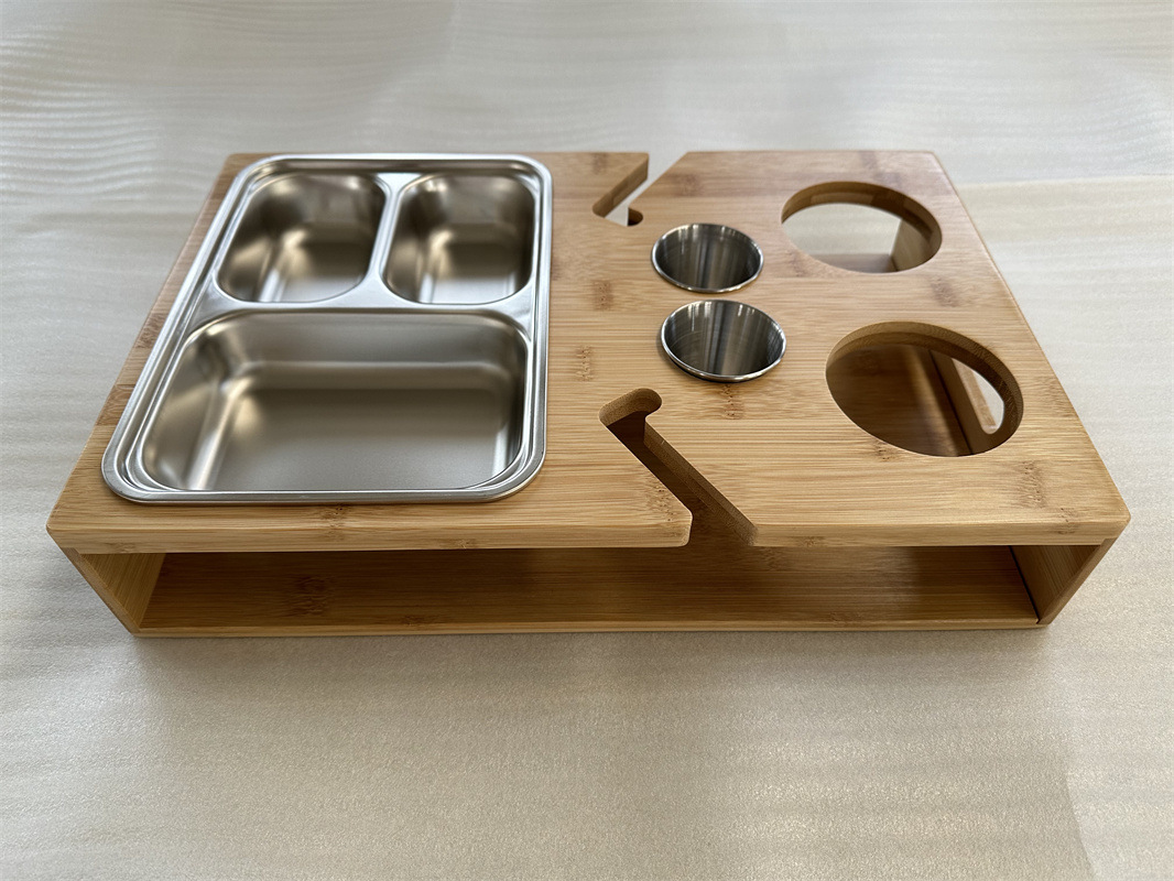 Caja de snack de sofá de madera maciza transfronteriza caja de cerveza de madera bandeja de almacenamiento de control remoto de escritorio soporte caja de almacenamiento de snack