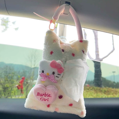 Decorative Car Tissue Hanging Bag, Storage – Car tissue box/set