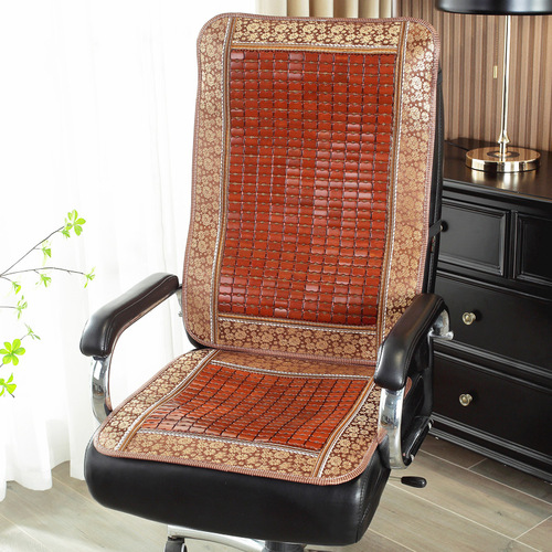 Summer Mahjong Cooling Mat Chair Cushion Integrated Computer Boss Chair Back Support Pad for Office Long Sitting in Summer