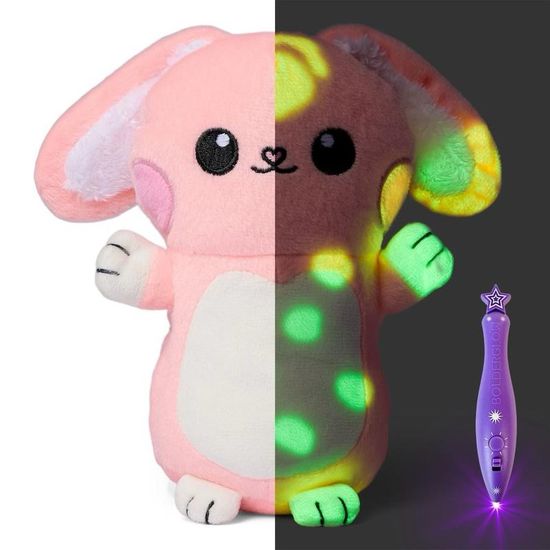 Tkglowbabies Cross-Border New Product Luminous Plush Doll Glow-In-The-Dark Painting Real Source Factory Same-Day Shipping