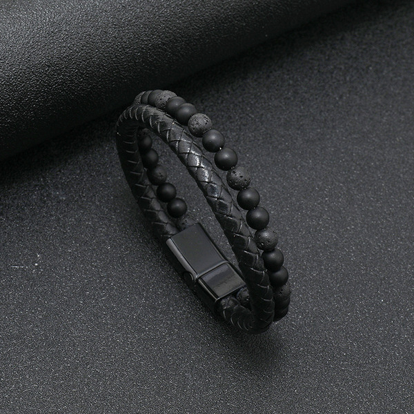 Organic woven magnetic bracelet