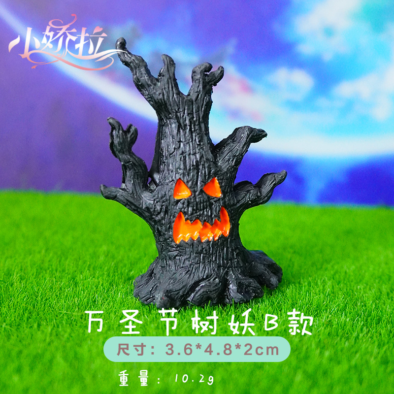 Nueva red de comercio exterior transfronterizo micro paisaje árbol de hadas árbol mágico decoración de escena de Halloween accesorios de decoración árbol demonio