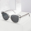 Capacious sunglasses, decorations, glasses, 2023 collection, cat's eye, European style, wholesale