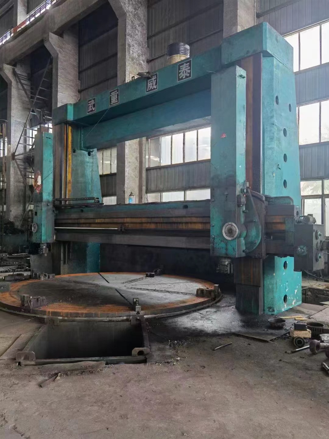 处理二手武重CQ5263B-1数控立式车床二手6.3米数控立车