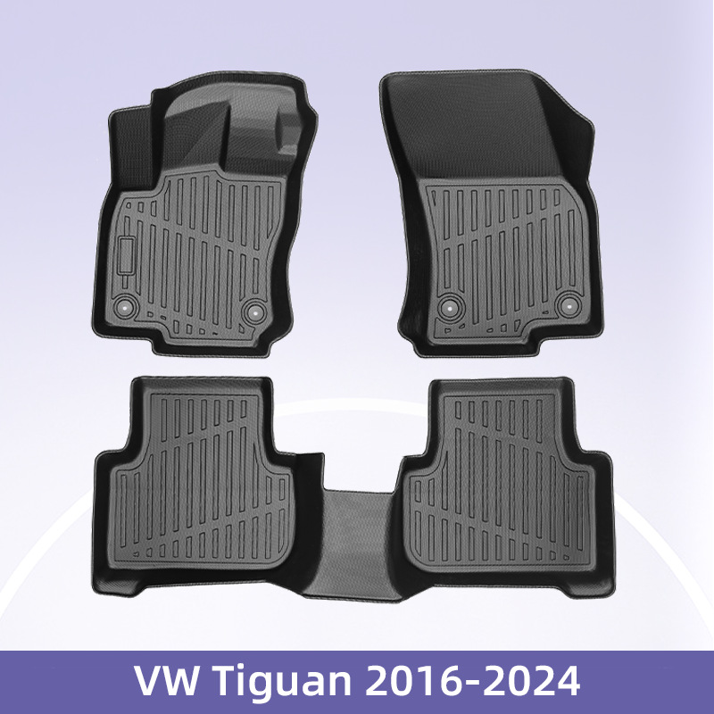 Europa es adecuado para VW Tiguan 2016 - 2024 combustible 3D todo el tiempo material TPE cojín para automóviles cojín de piso