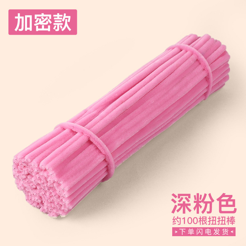 Macaron de color, raíz de pelo, cifrado, bricolaje hecho a mano, barra de torsión, venta al por mayor, juguetes para niños, paquete de material de arte