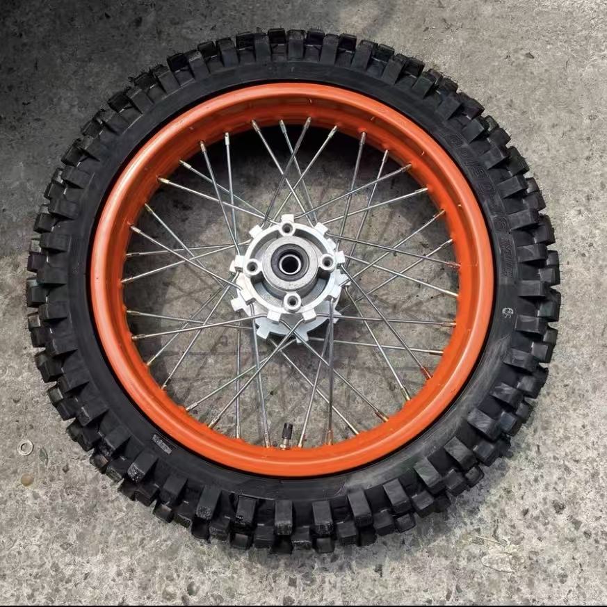 Cqr150/250 Hailing A1A3 Off-Road Motorcycle Front 19 Rear 16inch Steel Rim Large Tooth Tire Assembly