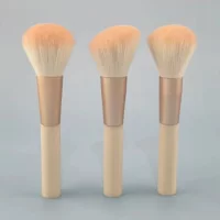 Single Sub Powder Портативный короткий Loose Powder Косметический инструмент Волокно Макияж Кисть Имитация шерсти Румяна Кисть
