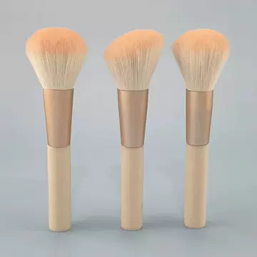 Single Sub Powder Portable Short Loose Powder Cosmetic Tool Fiber Makeup Brush Imitation Wool Blush Brush - ShopShipShake