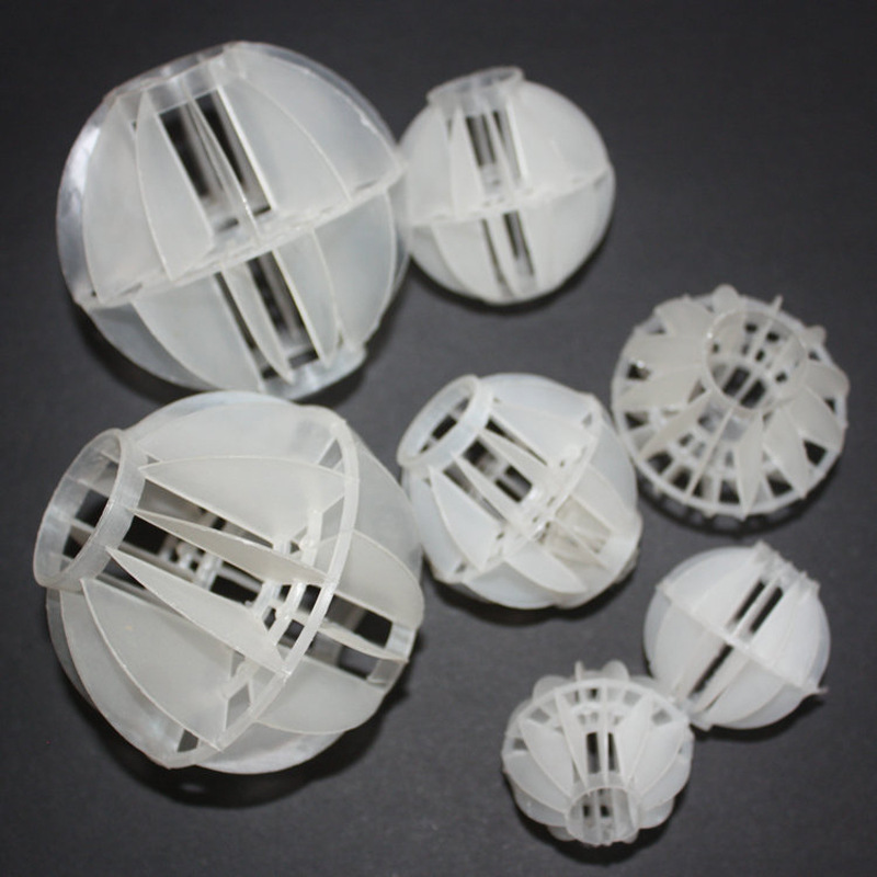 pp多面空心球填料 聚丙烯塑料50空心球环保球填料 过滤高效悬浮球