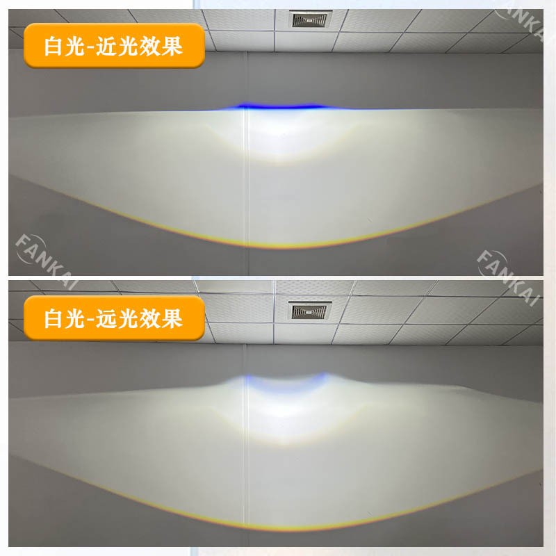 Lámparas de niebla LED de automóviles lentes de doble luz de 3 pulgadas anillo negro adecuado para Honda Toyota Nissan conversión general
