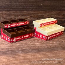 微缩娃娃屋迷你KT面包蔬菜架收纳展示柜超市过家家玩具摆件货柜