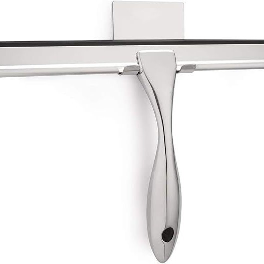 Limpiador de vidrios para el hogar, espátula manual para baño, herramienta limpiadora de ventanas de acero inoxidable.