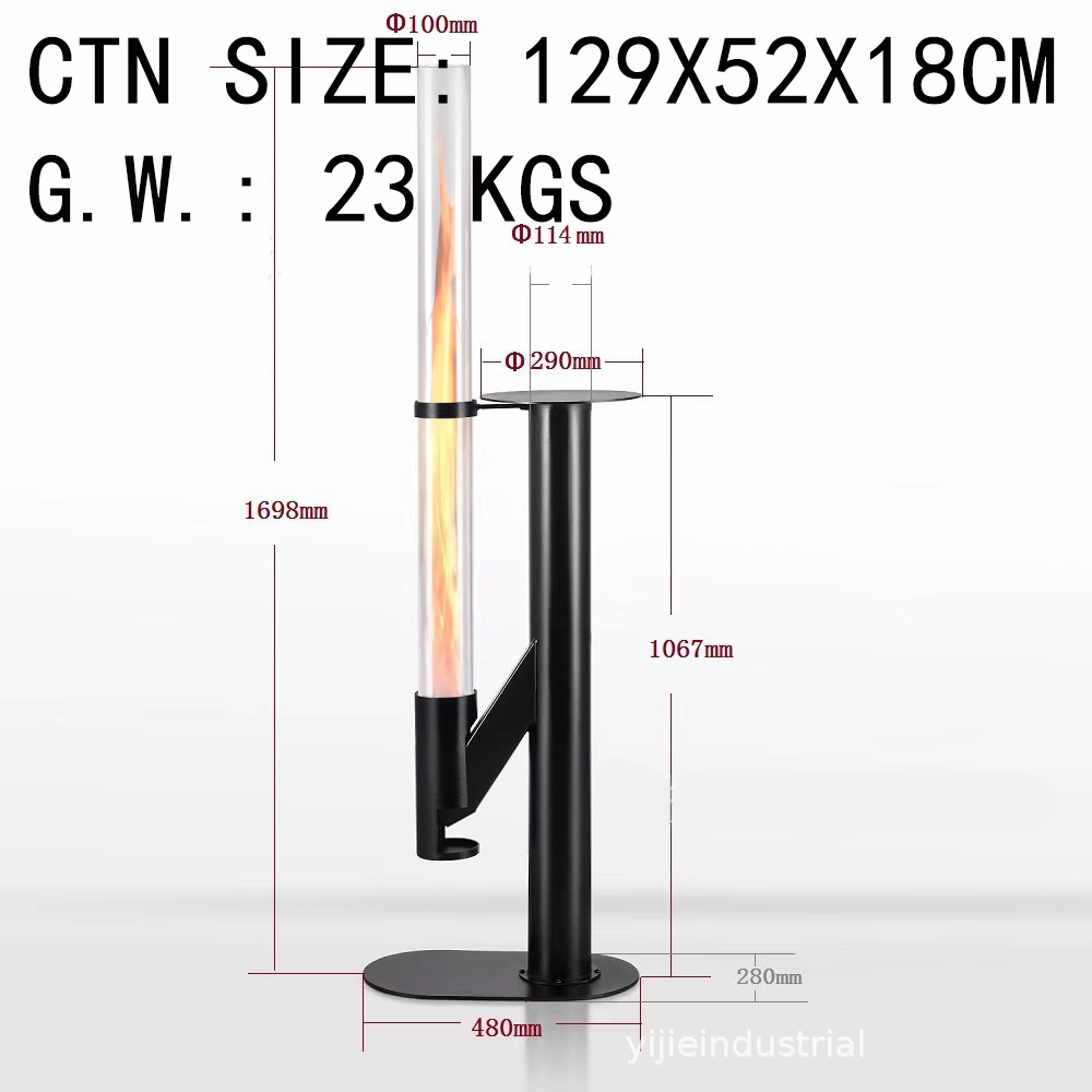horno de cohetes de madera vertical horno de cohetes de lanzamiento de cohetes horno de calefacción de patio horno de calefacción de campamento al aire libre horno de granulares de invierno