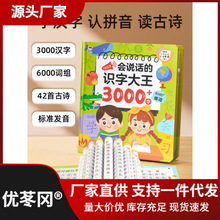 会说话的识字大王3000认字发声书早教神器有声笔幼儿童点读学习机