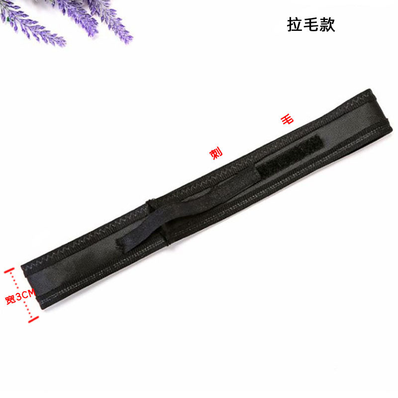 모자 스트랩 조정 땀 밴드 탄성면 블랙 벨크로 조정 땀 밴드 모자 액세서리 공장 스톡 액세서리