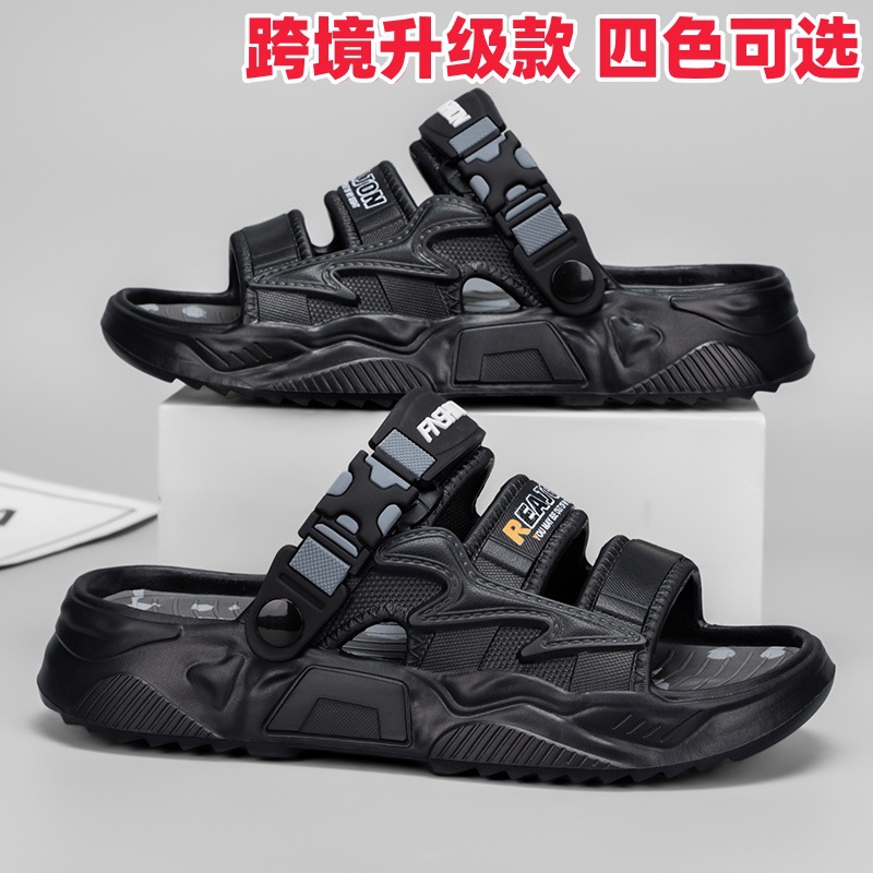 Sandalias transfronterizas para hombres Sandalias de playa de ocio antideslizantes para exteriores de verano