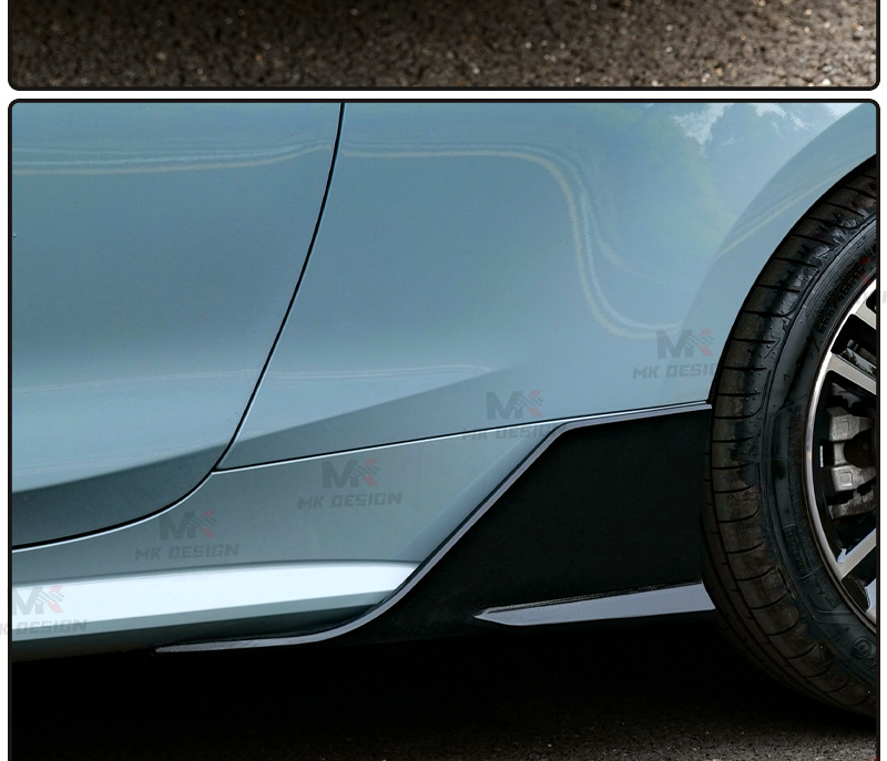 Suitable for Bmw 4 Series G22 Two-Door Abs Glossy Black Front Shovel Side Skirt Rear Lip Surround Front Lip Rear Wing