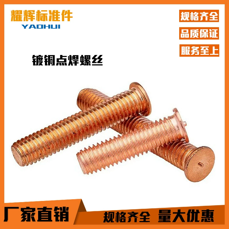 Нержавеющая сталь Железо-медное сварное точечное сварное шнековое винт сварные швы без головки плоской головки болт M3M4M5M6M8M10