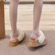 2023 autumn and winter New platform height increasing snow boots women's short suede waterproof non-slip warm cotton-padded shoes