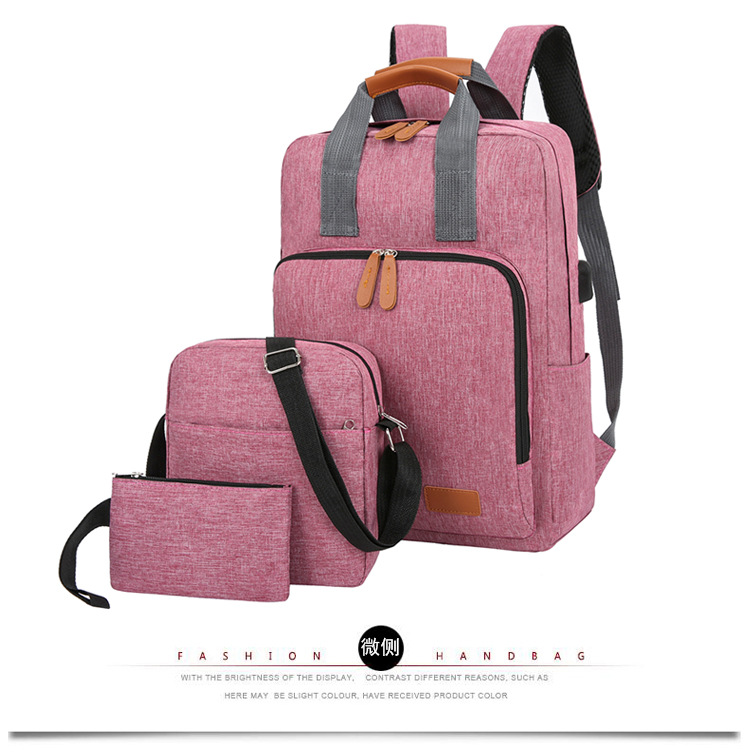 New large-capacity casual and simple hand-held backpack, business commuting schoolbag, short-distance business trip casual computer backpack undefined