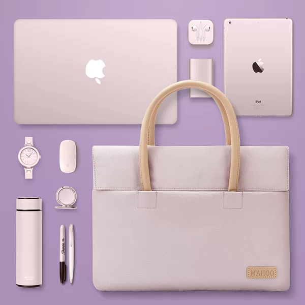 Portable laptop bag for Apple MacbookPro13.3 fashion business casual 14 15.6 inch