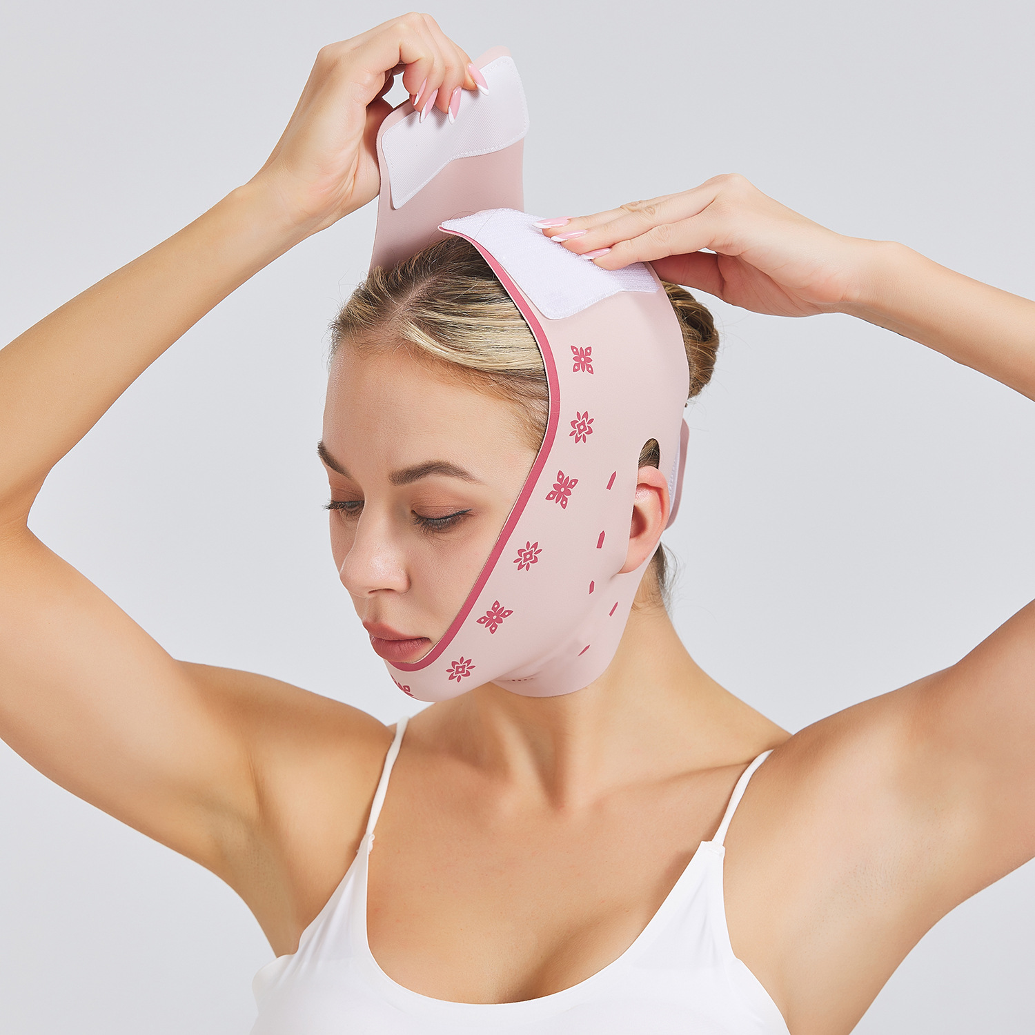 Face Lifting Bandage Mask for Small V Face, Face Lifting and Contouring, Sleepable, Massage Tool, Miracle Brand