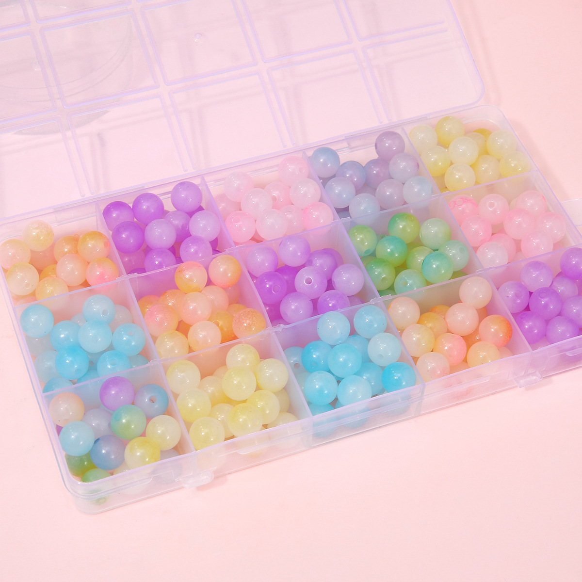 1 Set Quantity 1 Set Diameter 10mm Diameter 8mm 2mm Arylic Round DIY Jewelry Accessories Beads