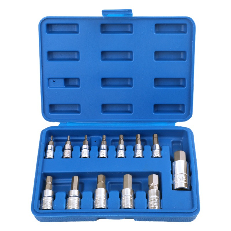 Hi-Spec hex socket presión lote socket cabeza eléctrica hex Llave de trinquete lote cabeza traje