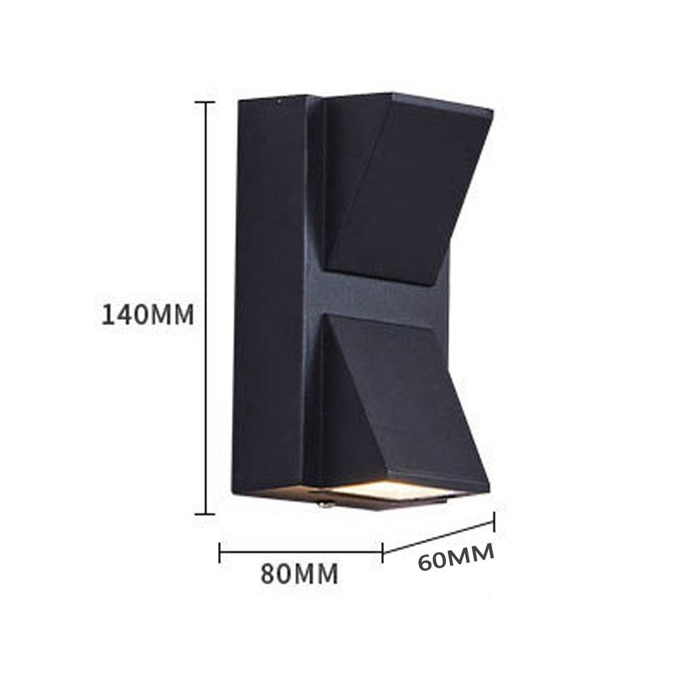 Viento moderno muy minimalista exterior l lámpara de pared de patio hotel interior creativo pasillo escalera pasillo iluminación de sala de estar