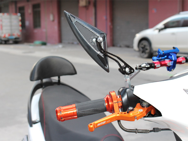 Pedal Electric Scooter Modified Rearview Mirror Reversing Mirror Electric Motorcycle 009 Ghost Fire Fu Xi Motorcycle Universal Rearview Mirror