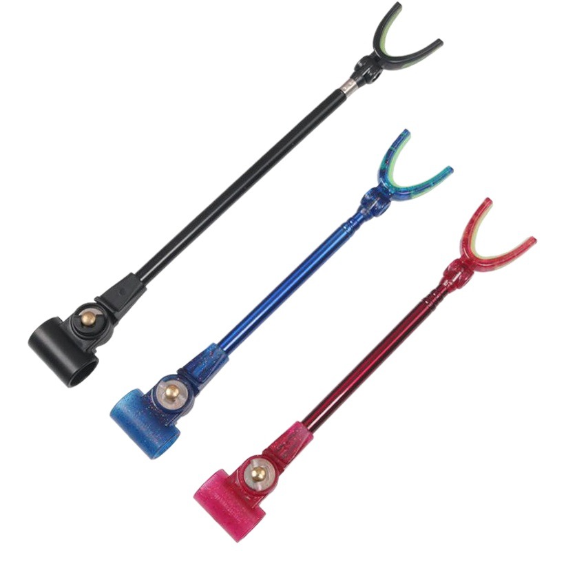 Cylindrical sleeve antenna carbon battery bracket rear hanging metal telescopic rod large fishing rod anti-skid rod hanging accessories