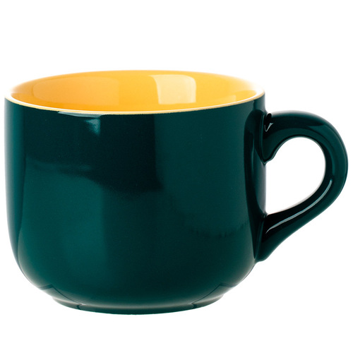 ins陶瓷燕麦杯咖啡杯早餐杯可微波炉加热大肚杯简约马克杯大容量