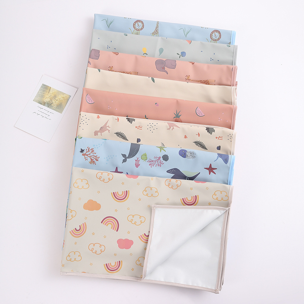 Ins Style Kidsren's Room Baby Crib Overnight Waterproof Diaper Pad Infant and Kids Supplies Waterproof Washable Diaper Pad