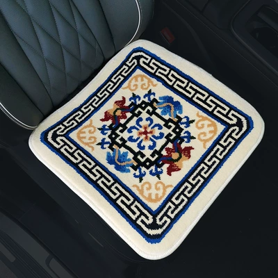 Wool pad: Warm Five-seat Universal - beige-antique-single-seat-super-soft-encrypted-anti-slip