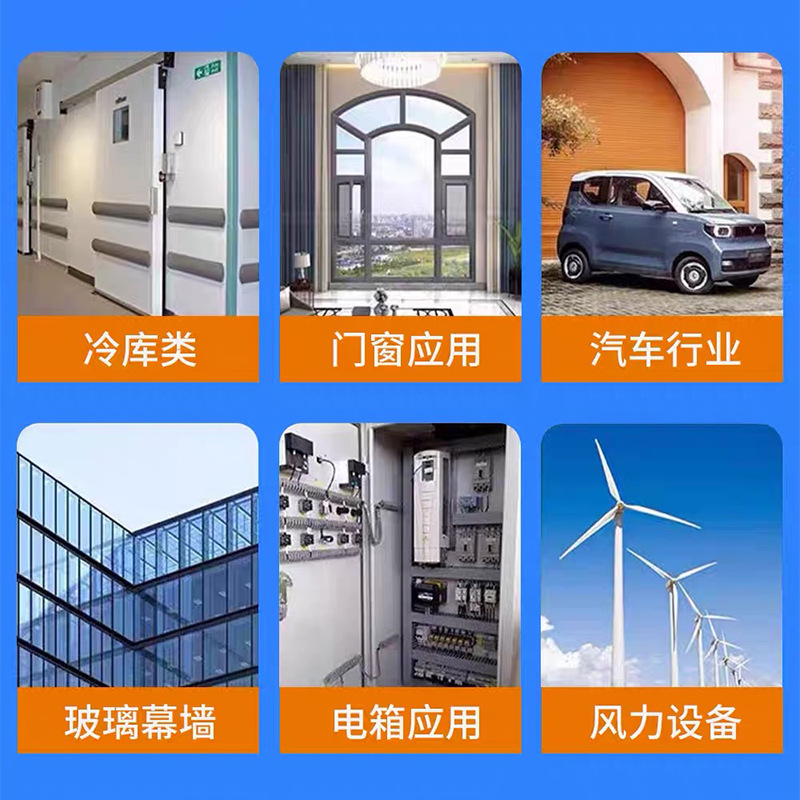 Manbuer blue/silver checkered car sound insulation sound absorption material heat insulation cotton aluminum foil sound insulation cotton belt adhesive