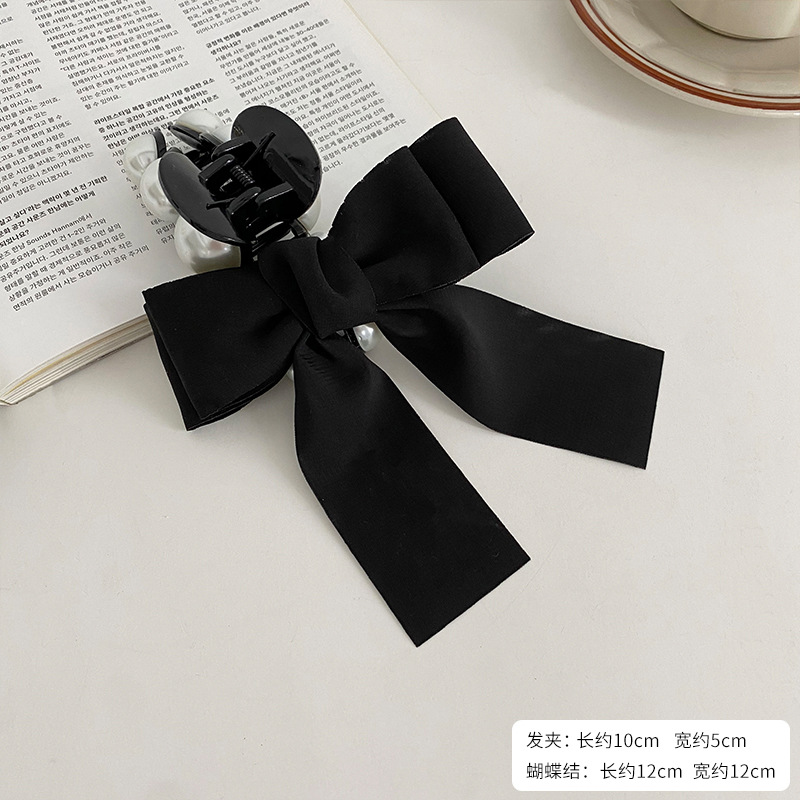 블랙 보우 펄 그립 클립