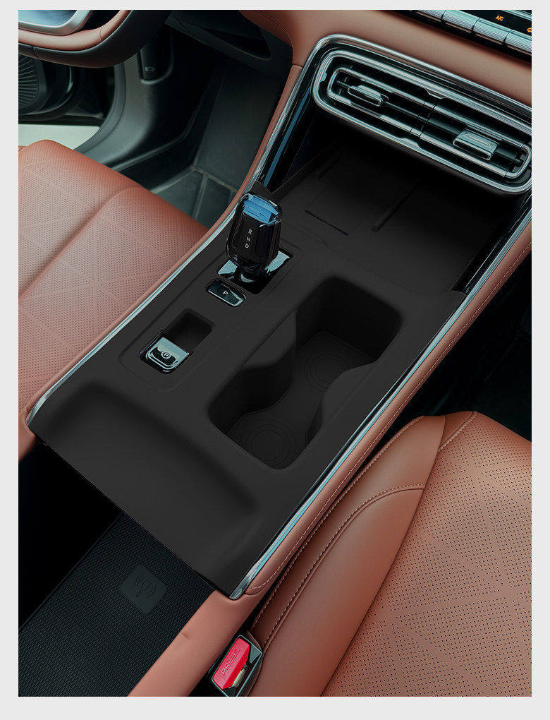 Suitable for the Fifth-Generation Emgrand Central Control Water Cup Silicone Mat, Gear Panel Sticker, Door Window Protection Mat, Modification Supplies