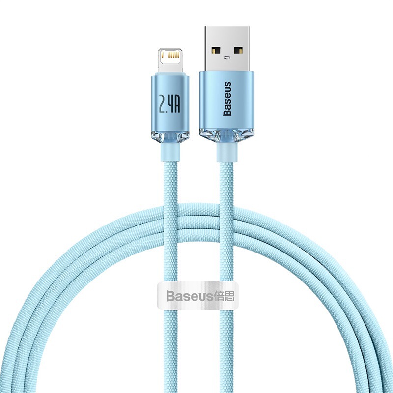 Baseus クリスタルシャイン Apple 急速充電ケーブル iPhone13対応 急速充電データケーブル Apple 7/8対応 携帯電話充電ケーブル|undefined
