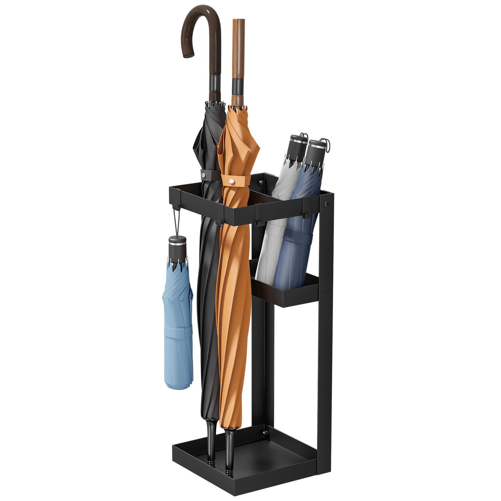 Iron Art Umbrella Stand Simple and Stylish Metal Art Hollow Umbrella Holder Home Storage Rack Manufacturer Wholesale