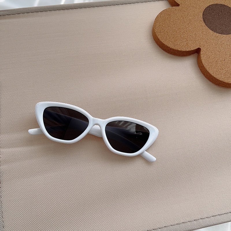 45g Weight Full Frame Glasses Structure Sunglasses Classification UV400 Protection, Acrylic Lens Material Cat Eye Glasses Style Holiday, Travel Occasion Solid Color Pattern Women's Gender Simple Style, Classic Style Style Simple Style Classic Style Solid Color UV400 Protection Acrylic Cat Eye Full Frame Kids Sunglasses 7